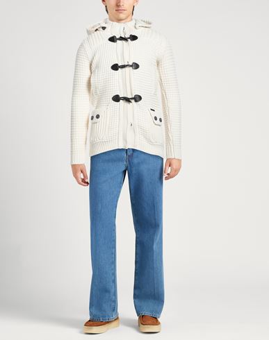 Man Coat Ivory Size S Wool, Polyamide