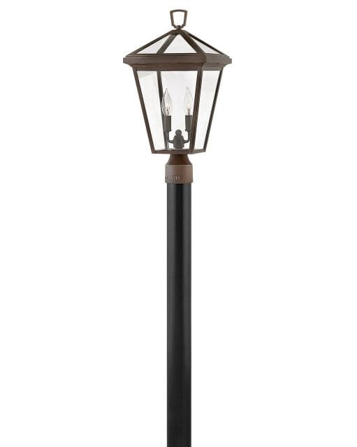 Oil Rubbed Bronze LED Post Top Pier Mount from the Alford Place Collection