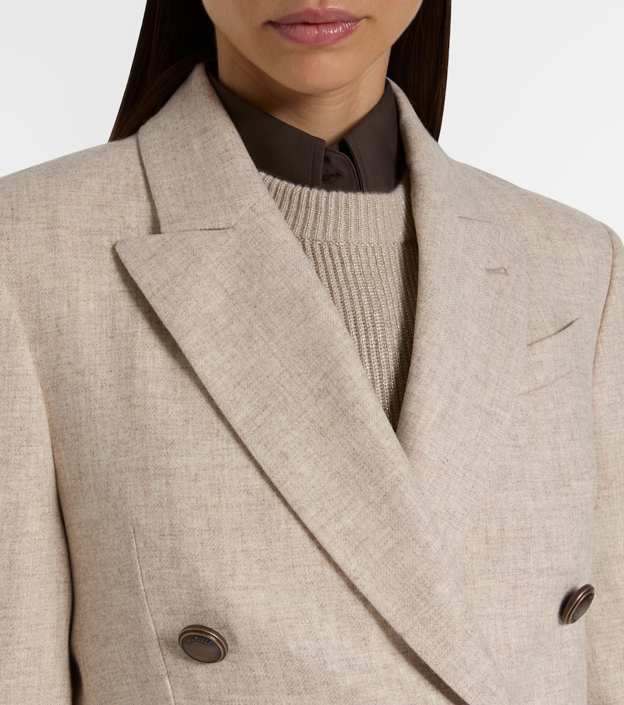 Wool and cashmere blazer
