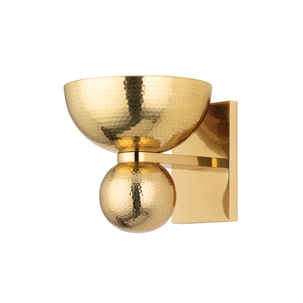 Vintage Brass Wall Sconce from the Catania Collection