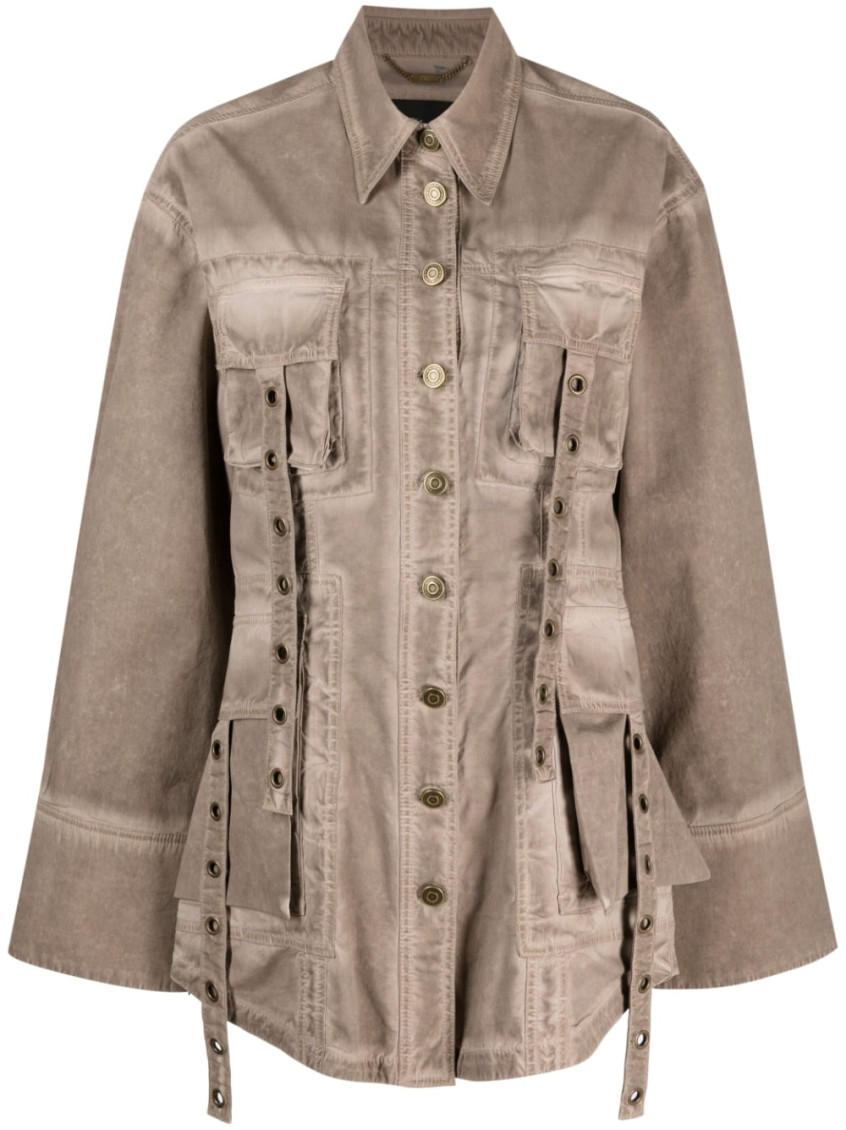 - Pocketed Denim Jacket