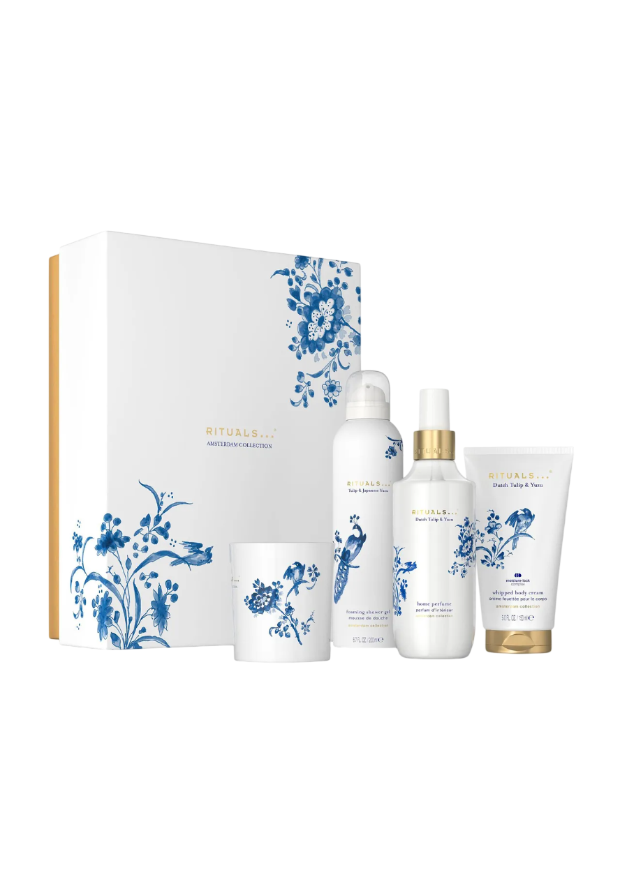 Set Rituali: Collezione Amsterdam, Detersione, Mousse doccia, 200 ml + Collezione Amsterdam, Idratante, Crema corpo, 150 ml + Collezione Amsterdam, Ca
