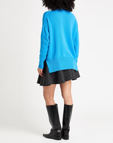 Woman Sweater Azure Size XS Cashmere