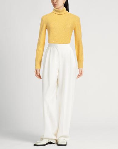 Fabiana Filippi Woman Turtleneck Marigold Size 4 Virgin Wool, Silk, Cashmere, Alpaca wool, Polyester