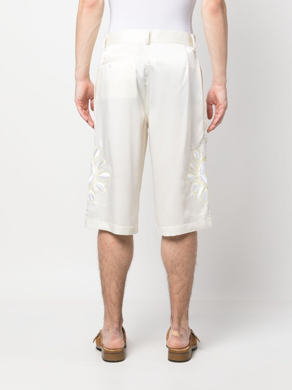 Bluemarble Embroidered Flowers Short