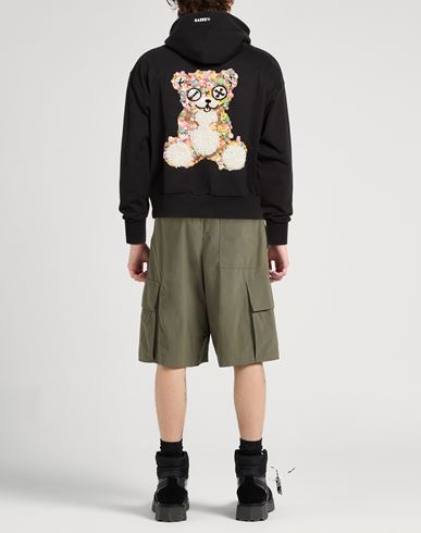 Man Sweatshirt Black Size S Cotton