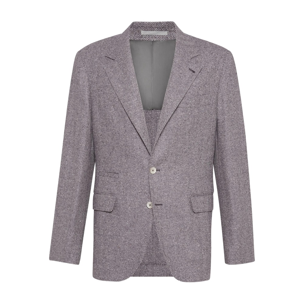 Double-breasted blazer - Purple