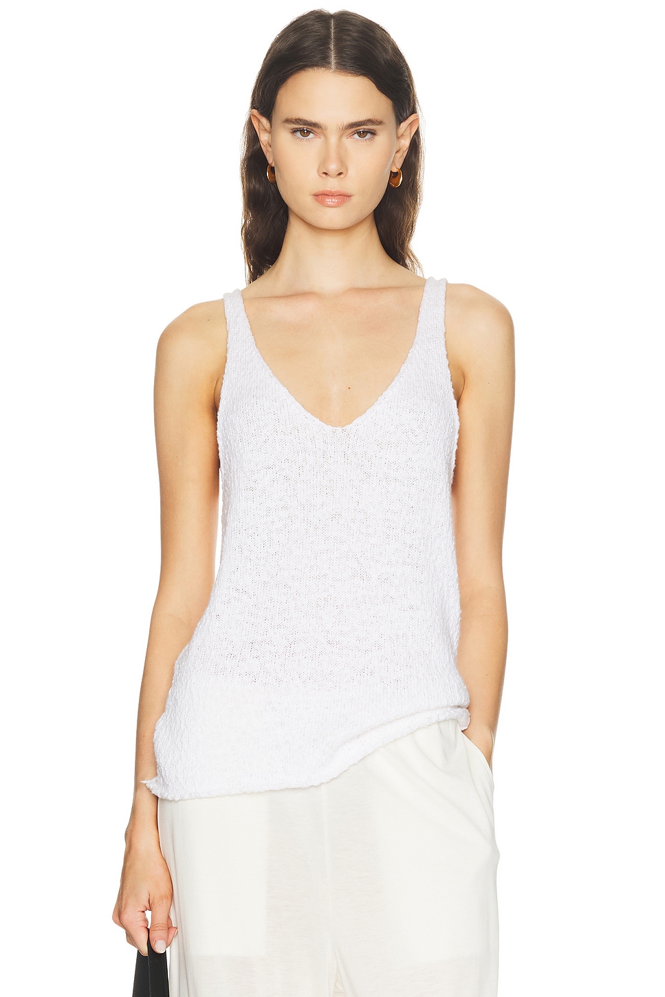 SPRWMN Camille Top in White - White. L also in S