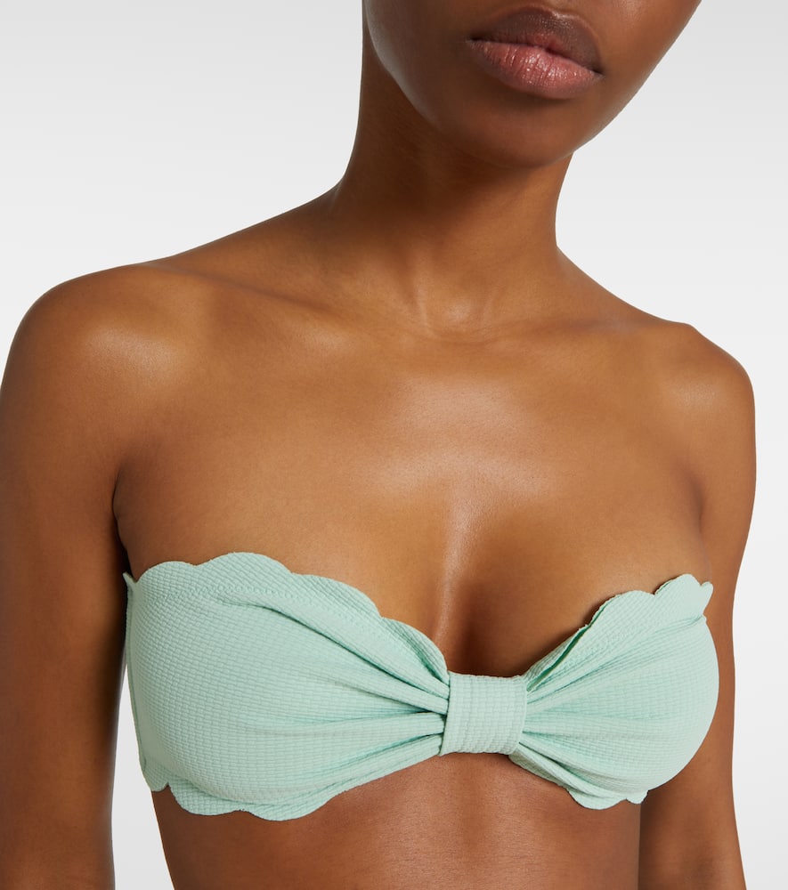 Antibes bandeau bikini top