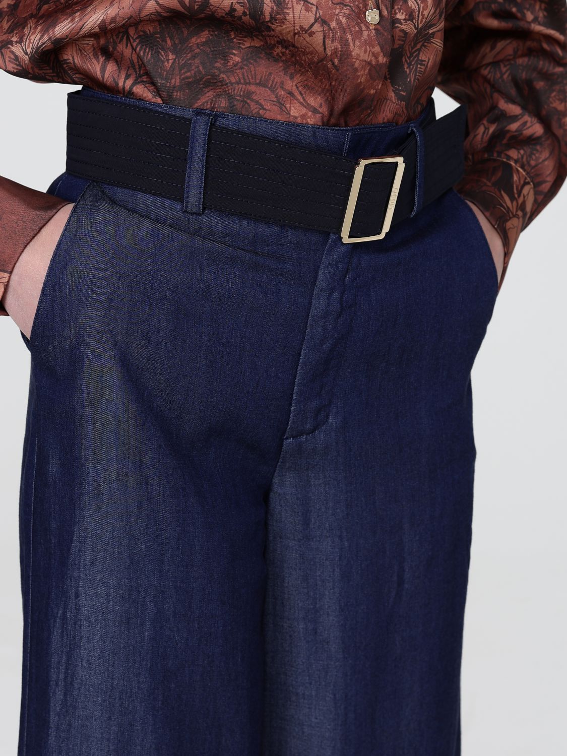 Pants Woman color Blue