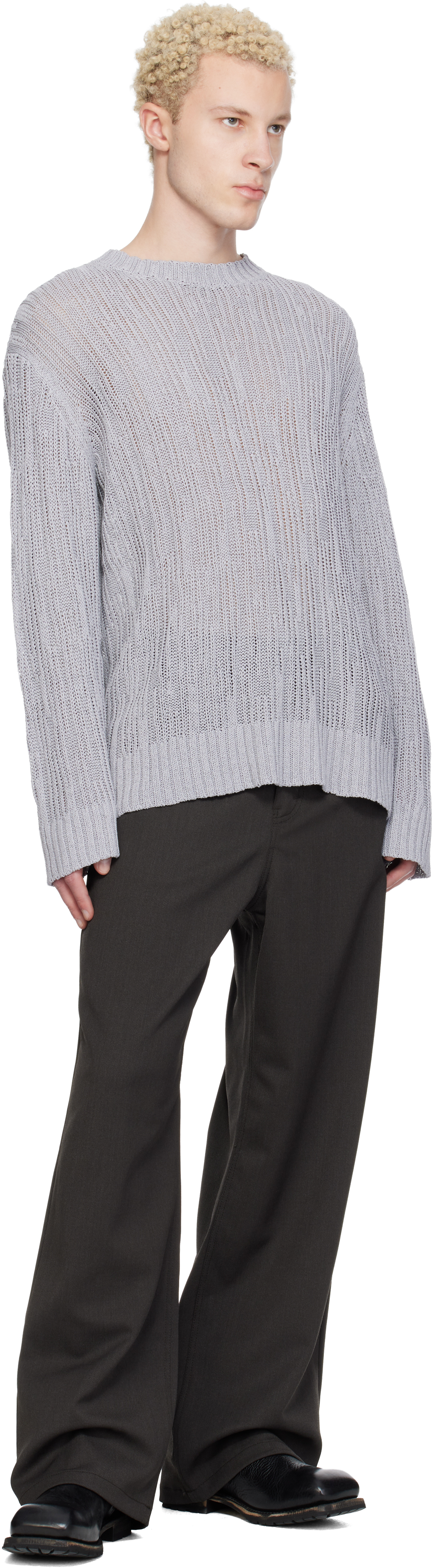 Gray Twig Sweater