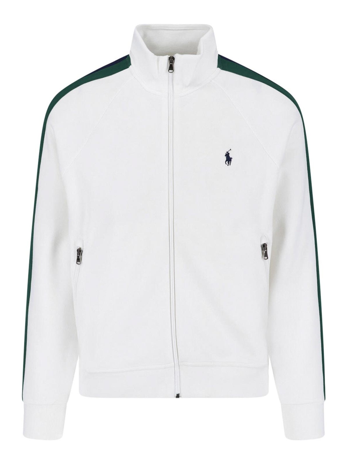 Polo Ralph Lauren - high collar sweatshirt jacket ribbed cuff
