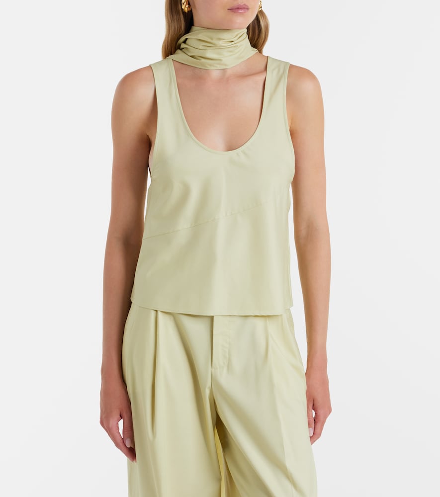 Olena scarf-detail top
