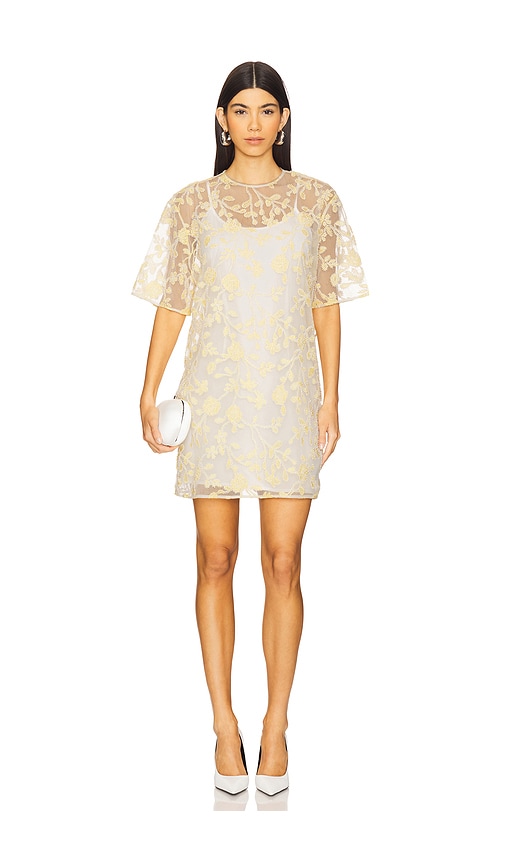 ROTATE Laria Dress in Lemon. 34. Also