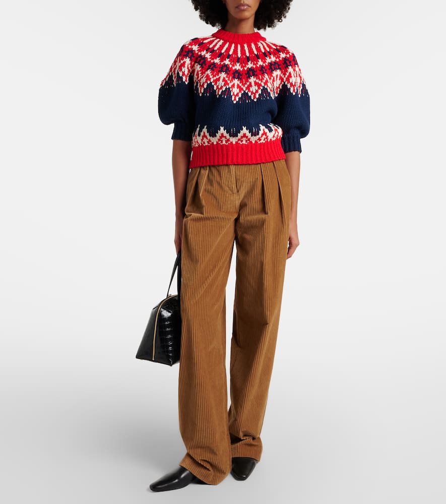 Marty Fair Isle cotton sweater