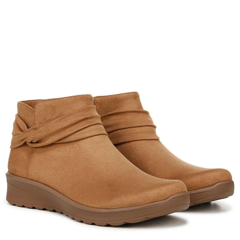 Women's Gemma Ankle Bootie Boots (Whiskey Tan Microfiber)