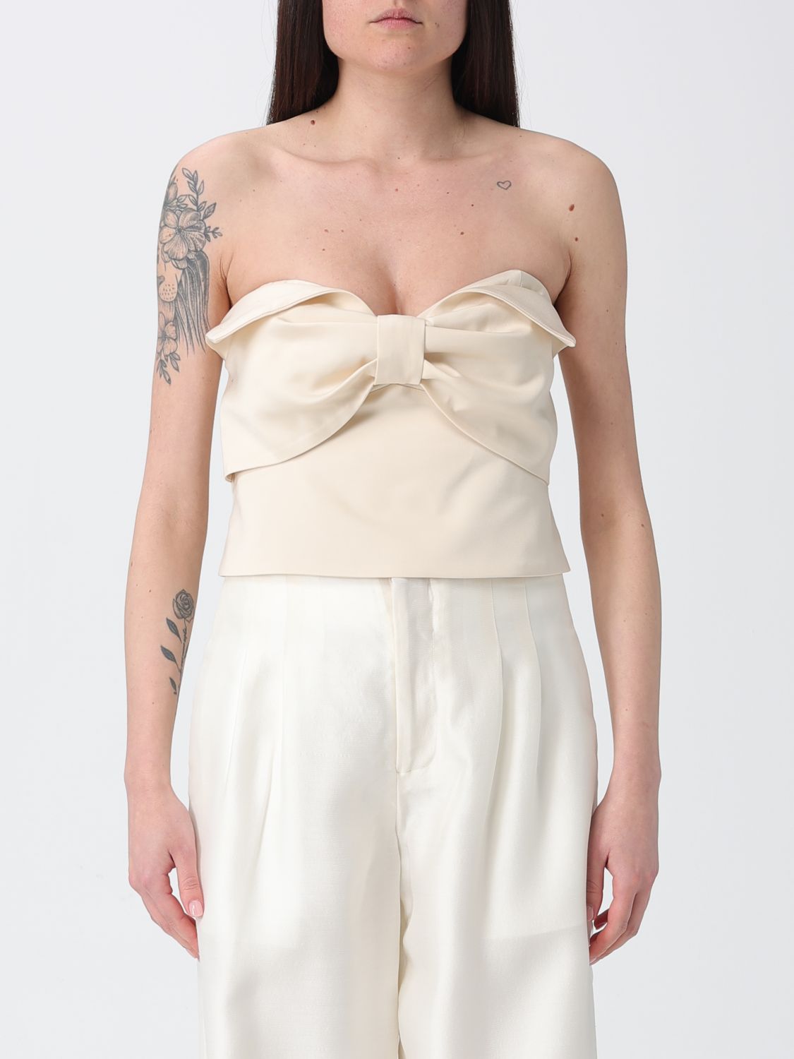 Top Woman color Ivory