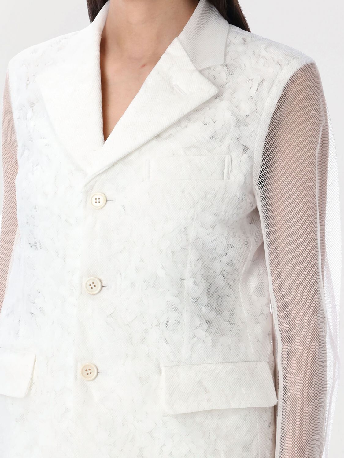 Jacket COMME DES GARCONS Woman color White