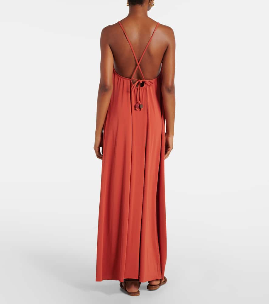 Tiana halterneck maxi dress
