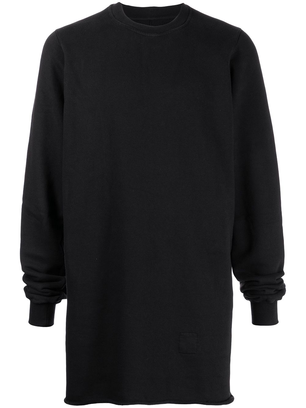 Cut-out cotton sweatshirt - Black