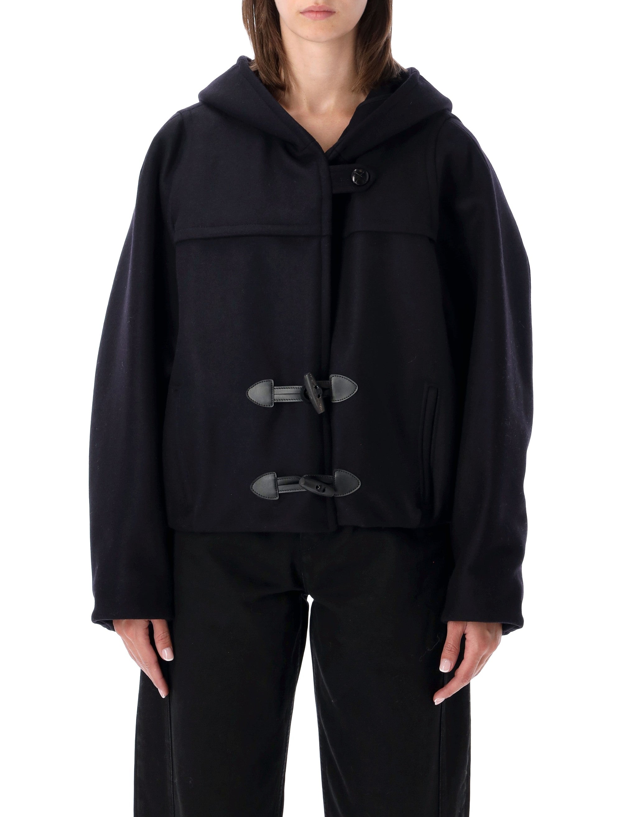 Trixie Quilted Hooded Toggle Wool-Cashmere Jacket
