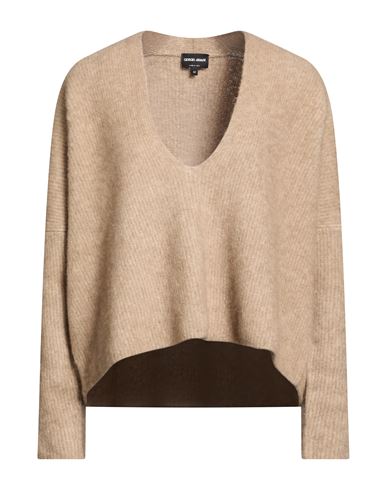 Woman Sweater Beige Size 10 Cashmere, Silk, Elastane