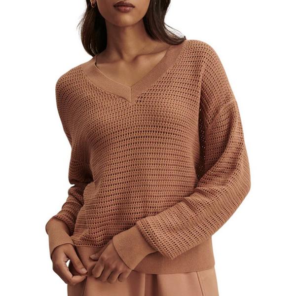 Women's Gaia V-Neck Tank Top Large Camel
