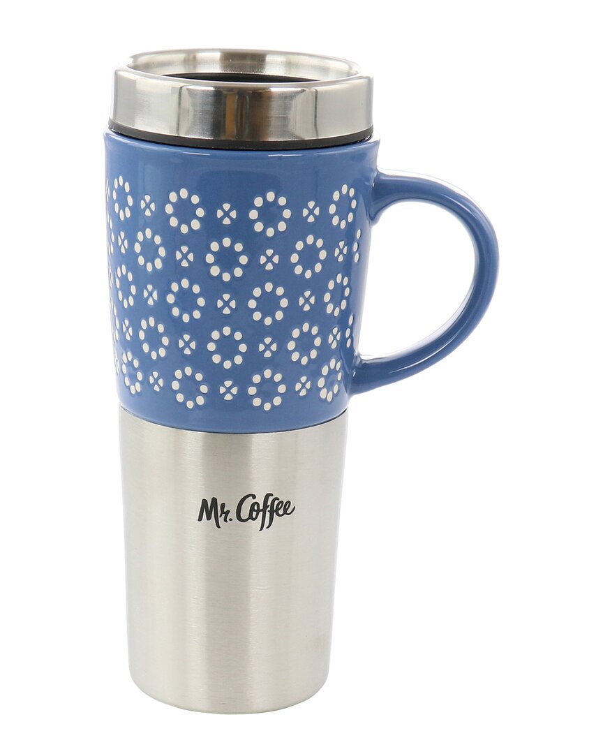 Travertine 16oz Stainless Steel Travel Mug With Lid