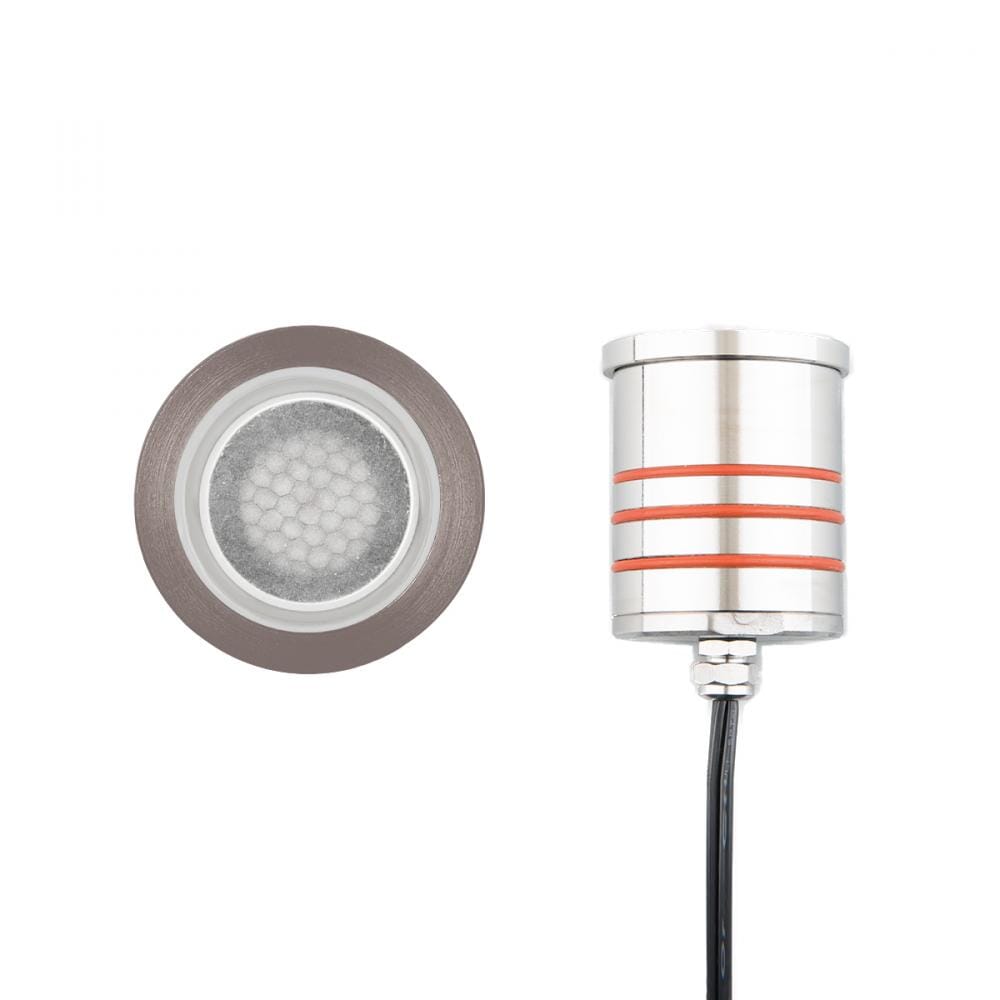 WAC Lighting 1-Light LED 2" 12V Indicator Light in Bras