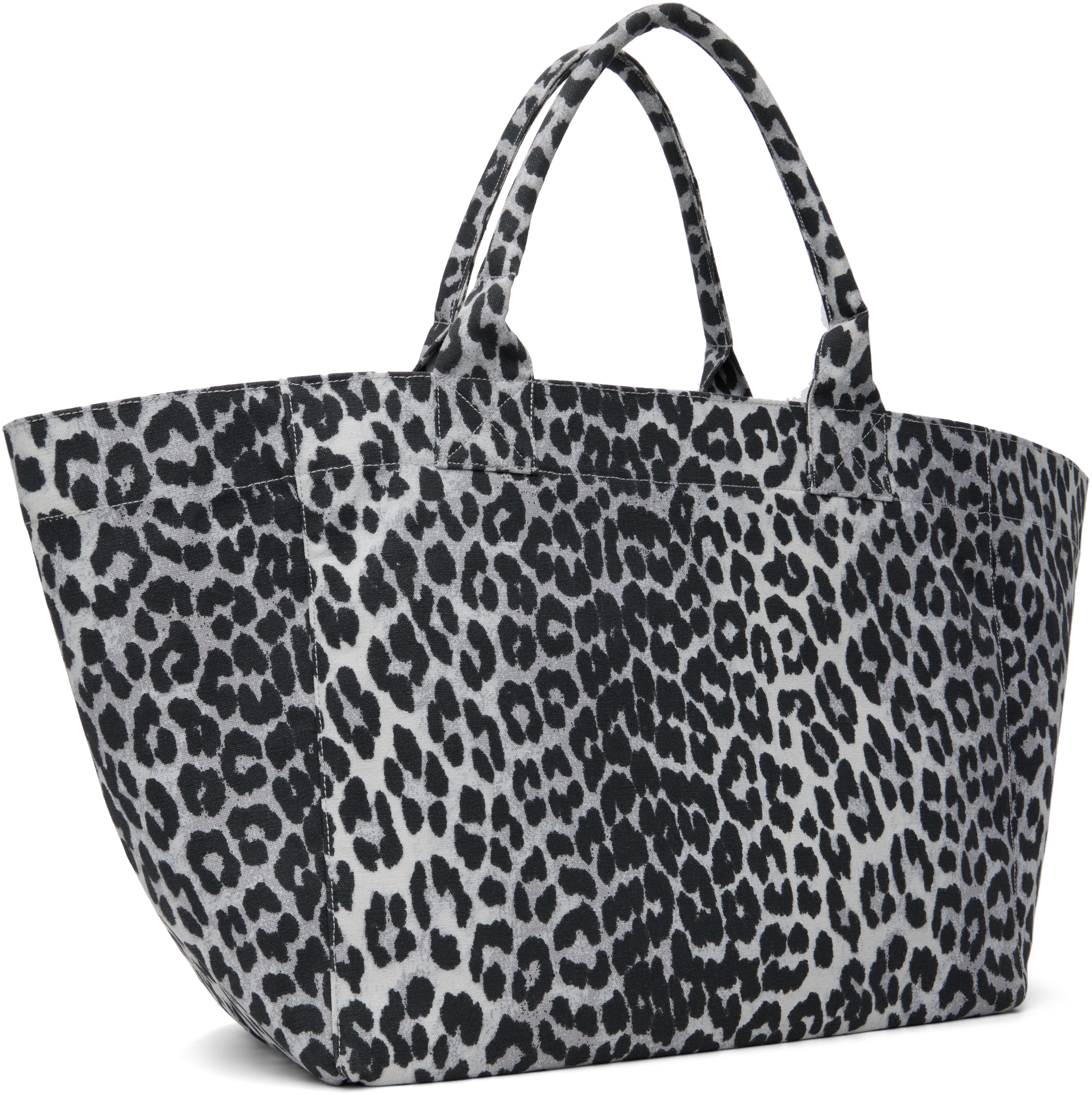 Gray Leopard Sequin XXL Tote