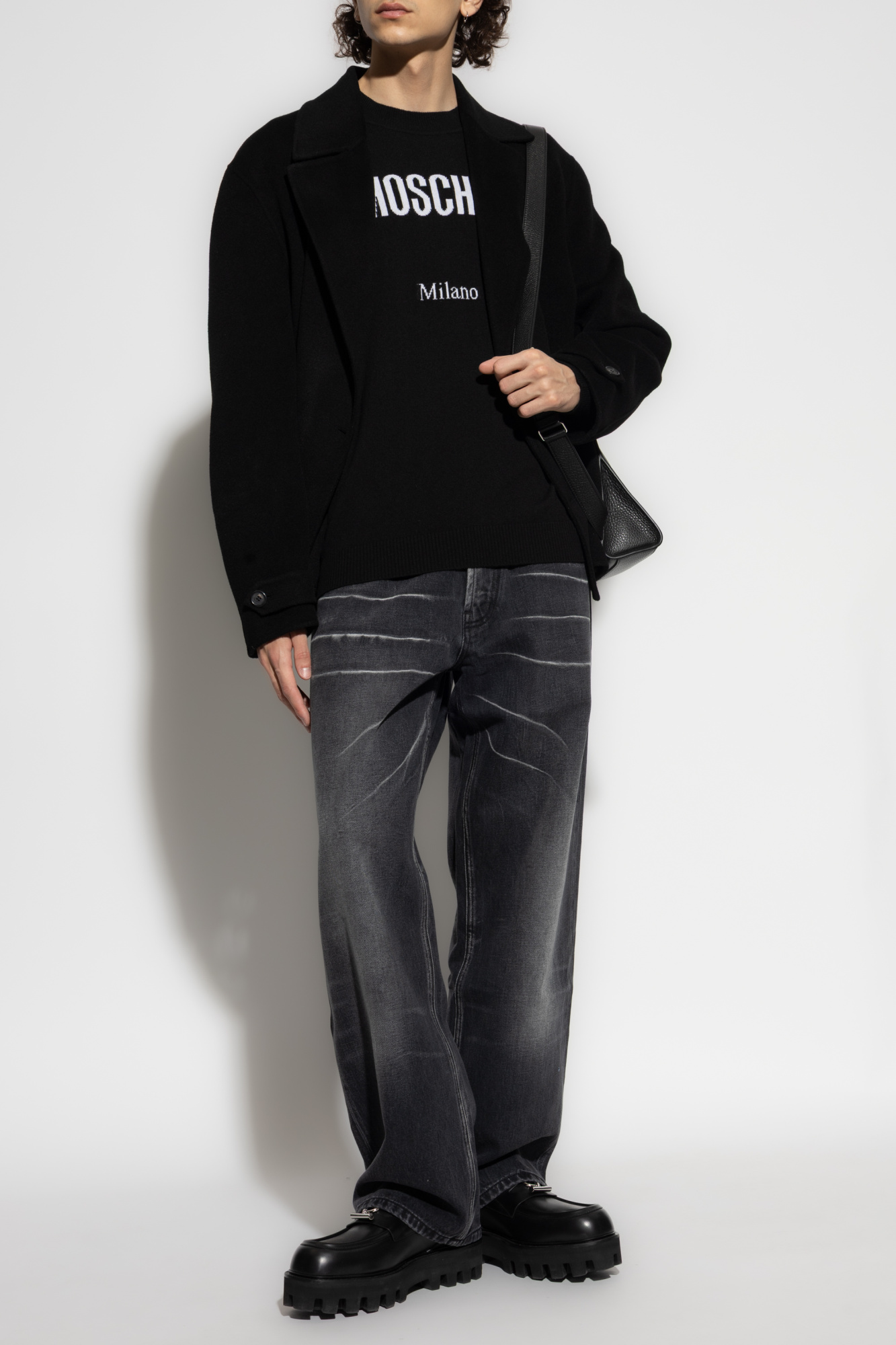 Wool Coat, Men's, Black