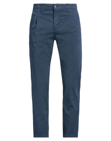 Man Pants Blue Size 28 Cotton, Elastane