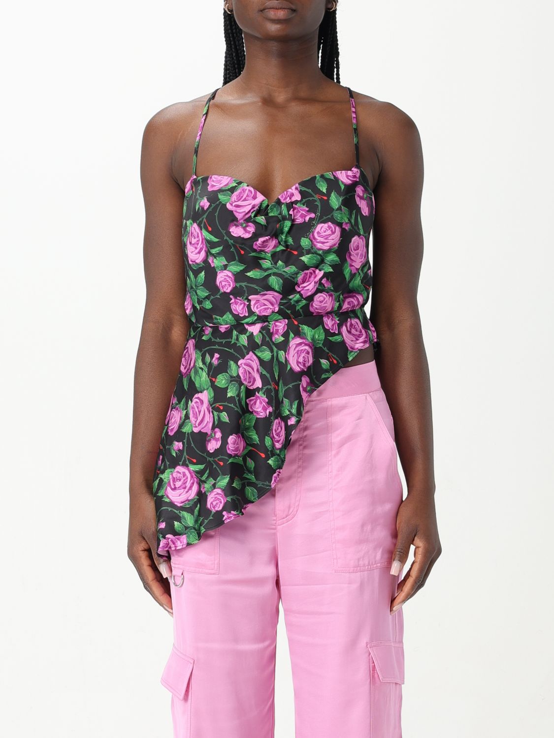 Top Woman color Black