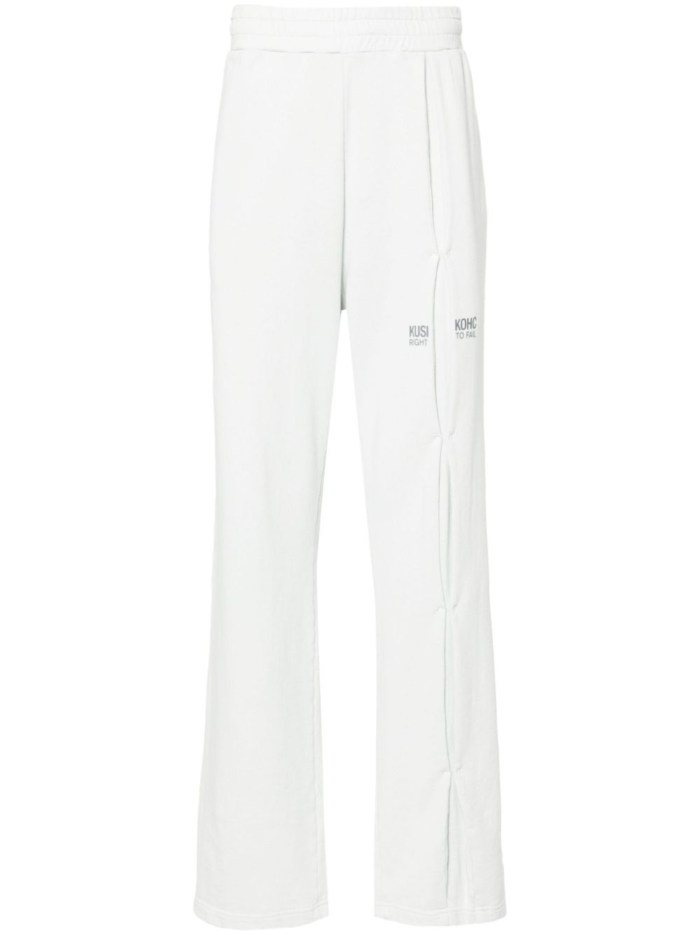Logo-print sweatpants - Blue