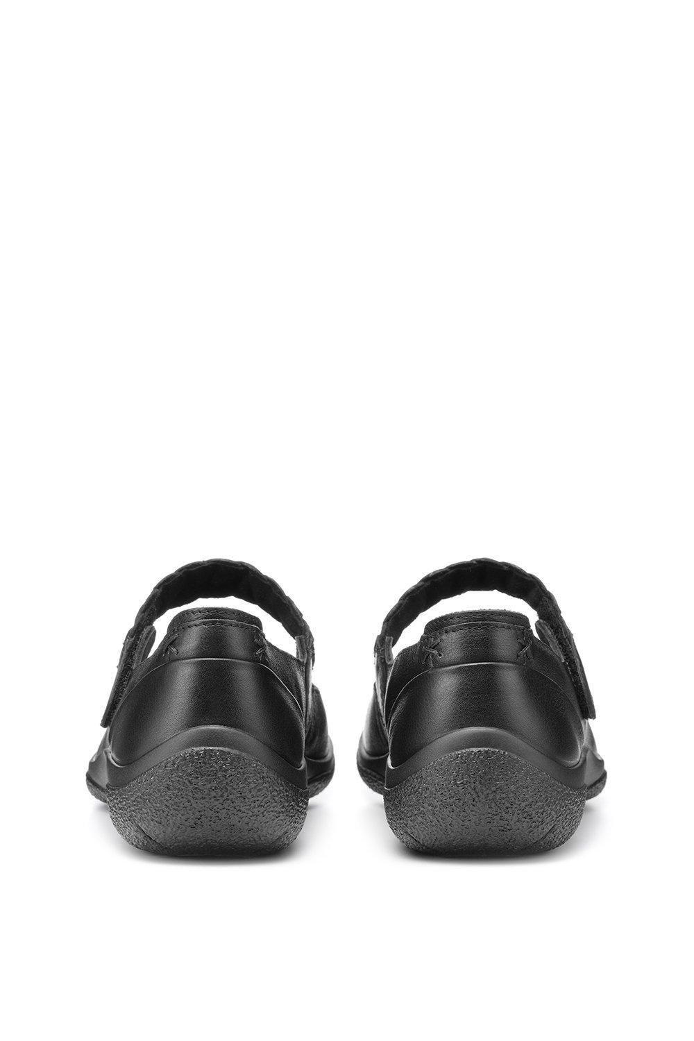 Hotter Women's Wide Fit 'Shake II' Mary Janes Shoe in Black