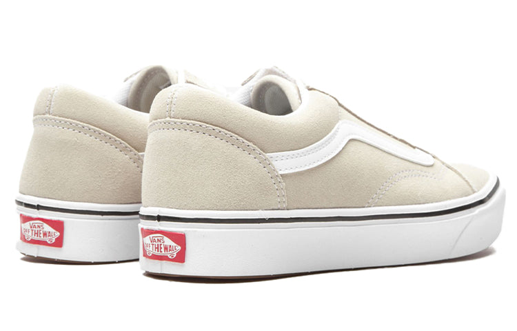 Suede Comfycush Old Skool Oatmeal Cream White