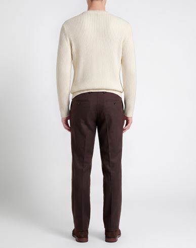 Man Sweater Cream Size XXL Merino Wool, Acrylic