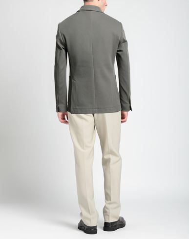 Man Blazer Khaki Size 40 Cotton, Polyester, Elastane