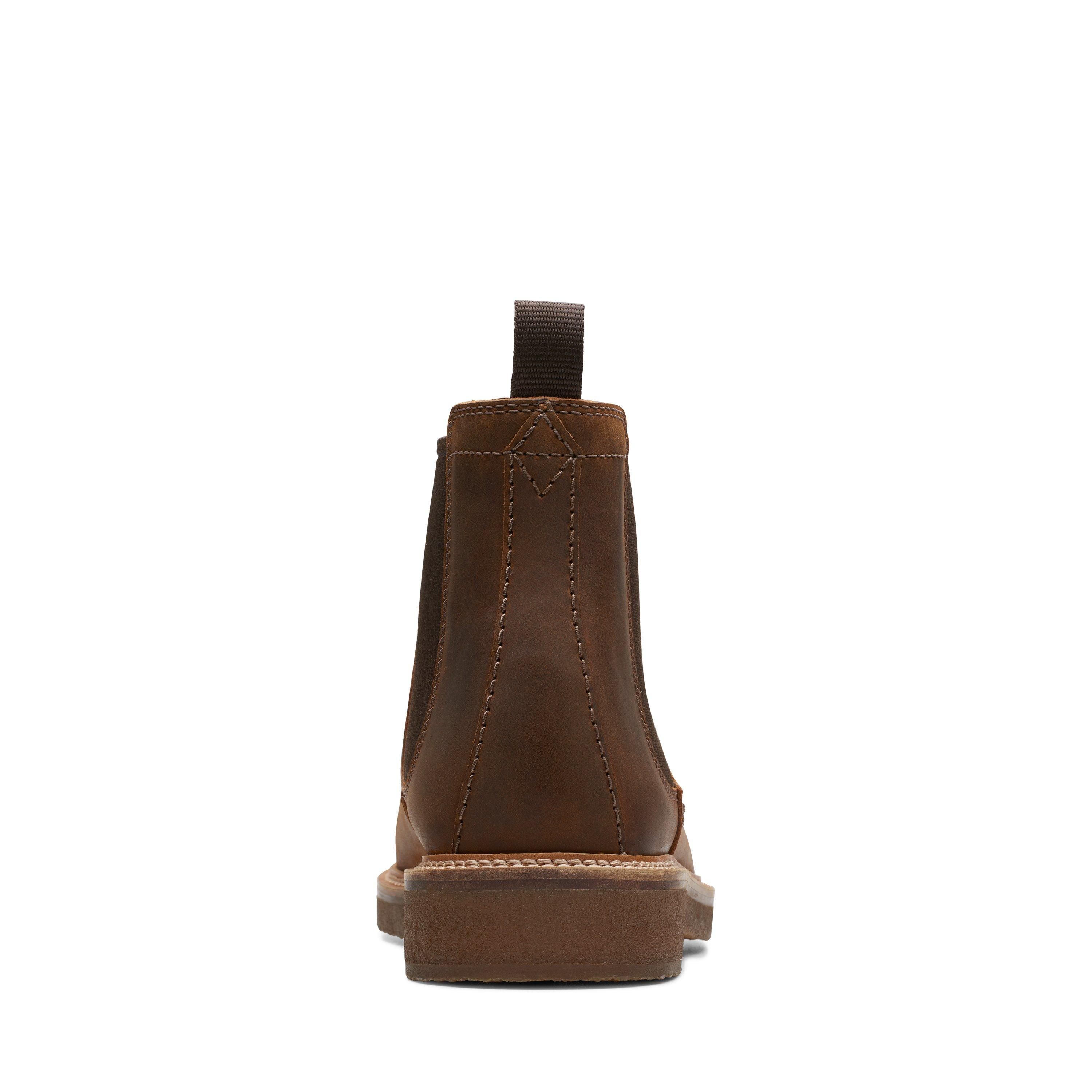 Clarks Clarkdale Easy Chelsea Boot Beeswax Leather Chelsea Boots In Brown