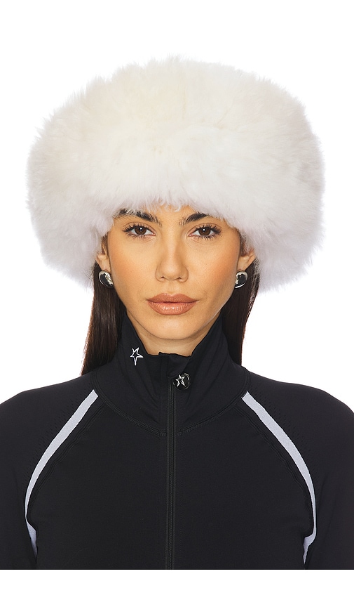 Susanna Chow Harper Fur Hat in Crea