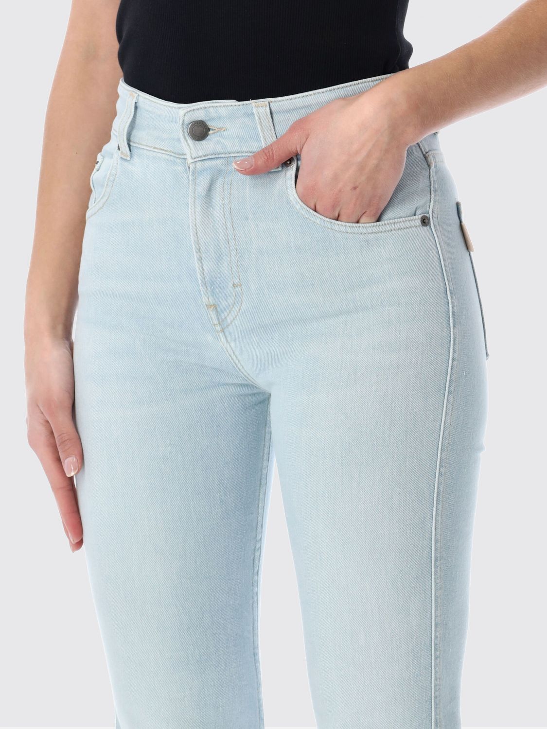 Jeans Woman color Grey