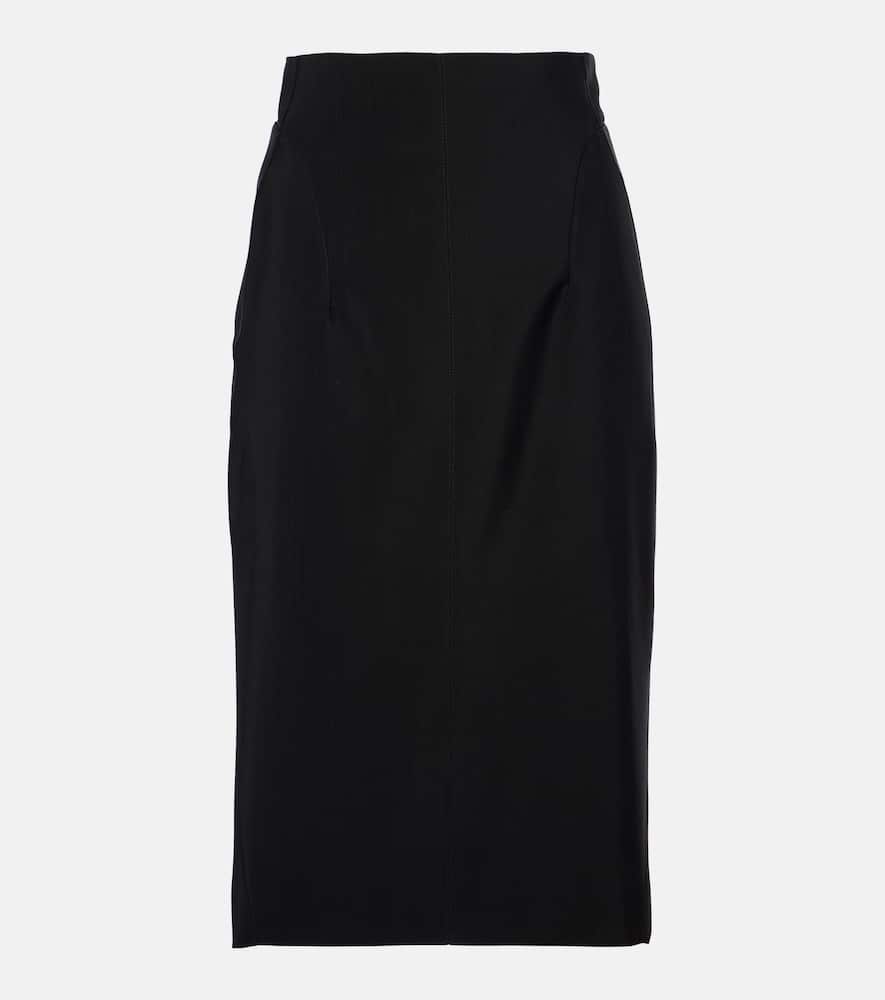 Cutout pencil skirt
