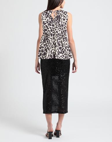 Woman Top Black Size 10 Cotton