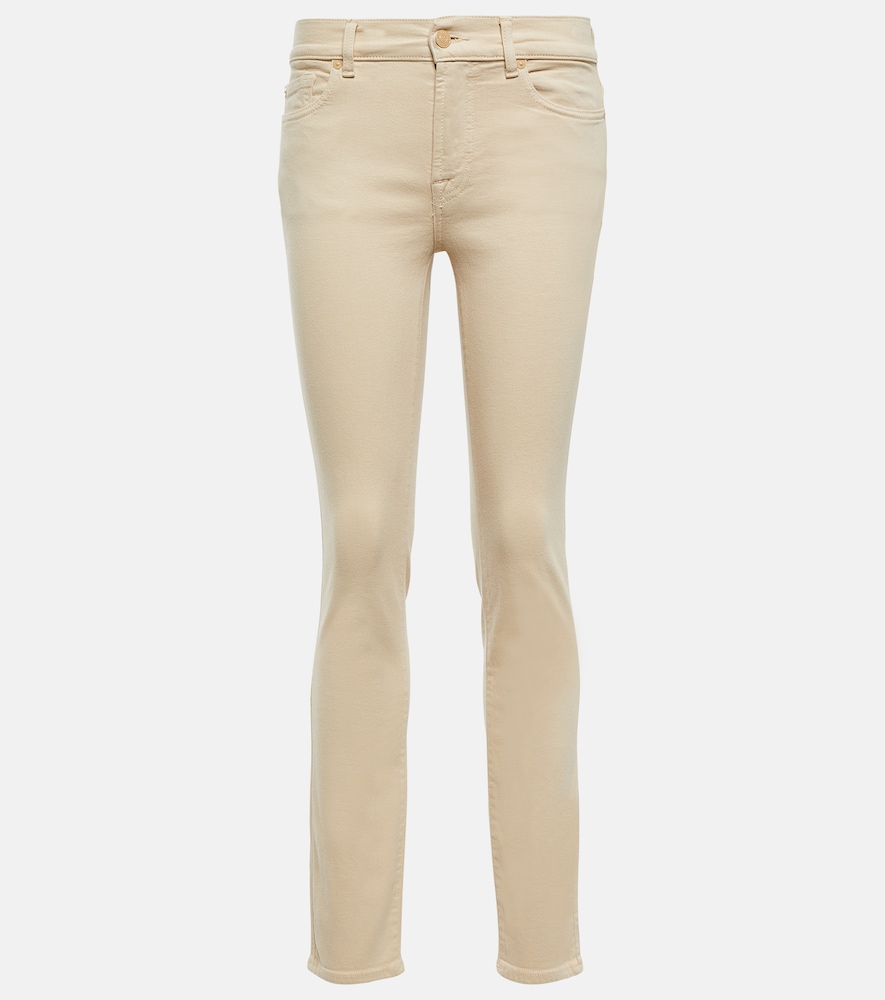 7 For All Mankind Roxanne mid-rise slim jeans