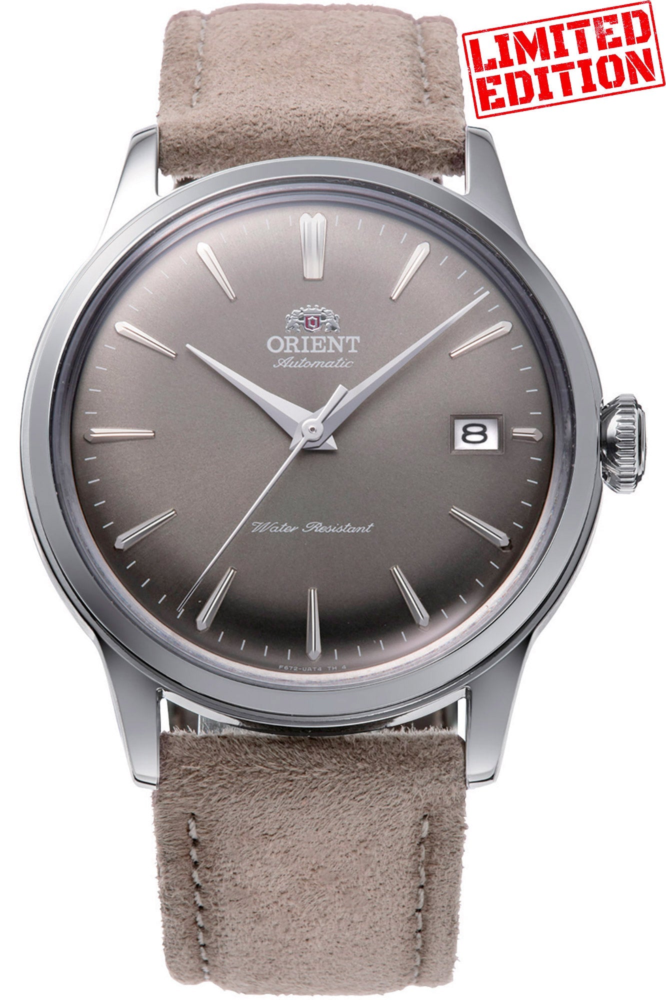 Automatic Stainless Steel Watch — Gray