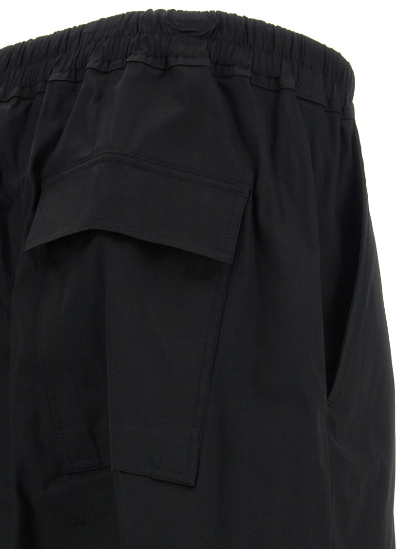 Black Relaxed Drawstring Pants