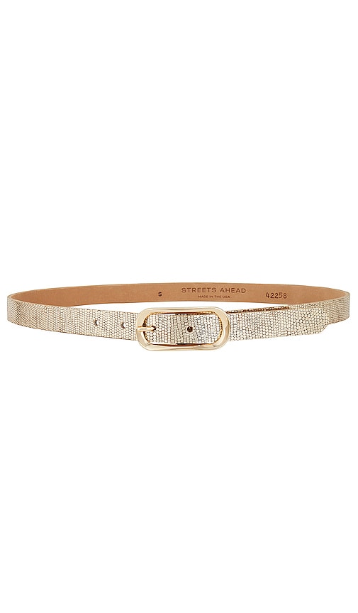 Streets Ahead CEINTURE en Metallic Gold.  L. Also en