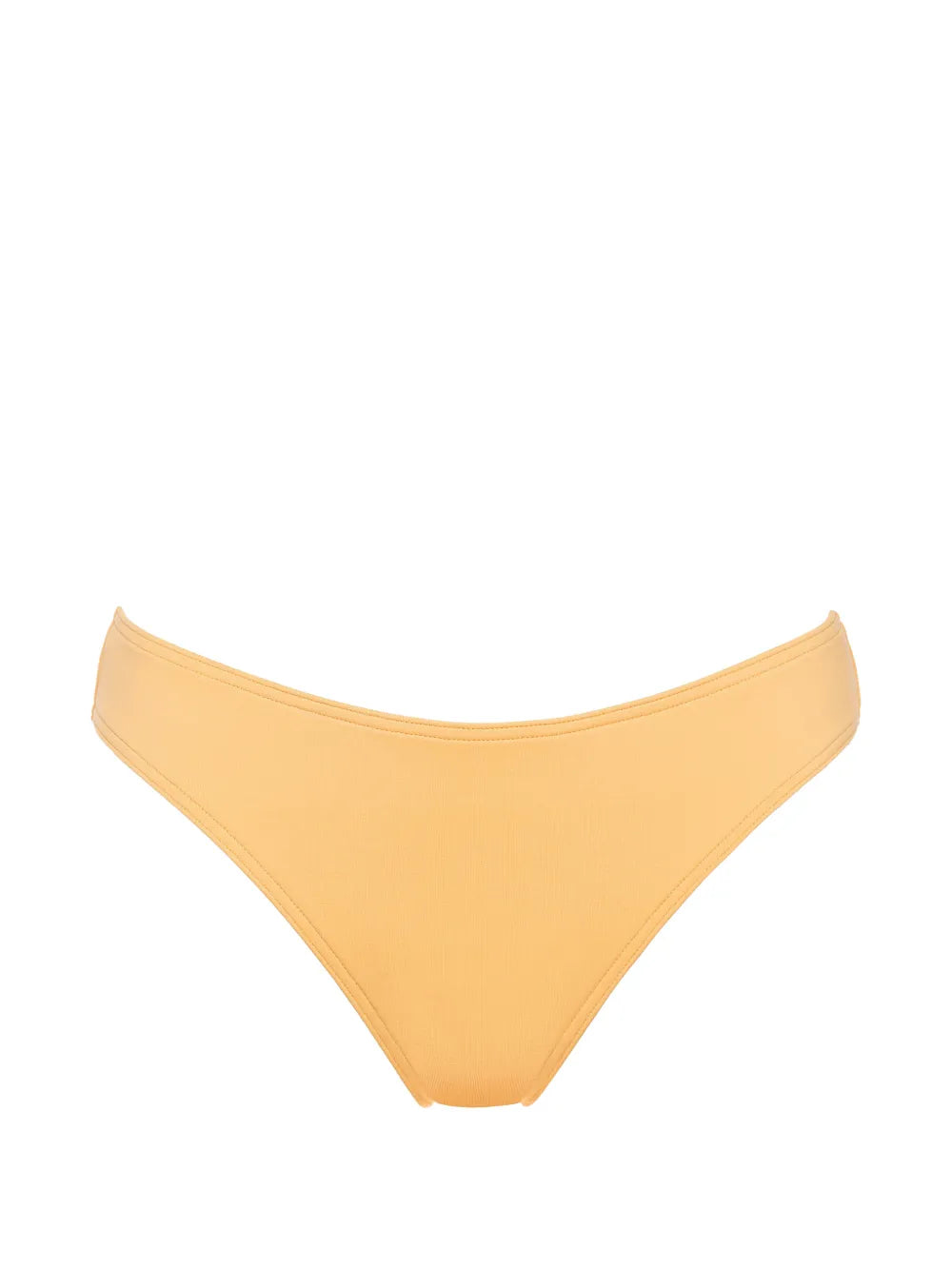 High-Cut Bikini Briefs — Yellow
