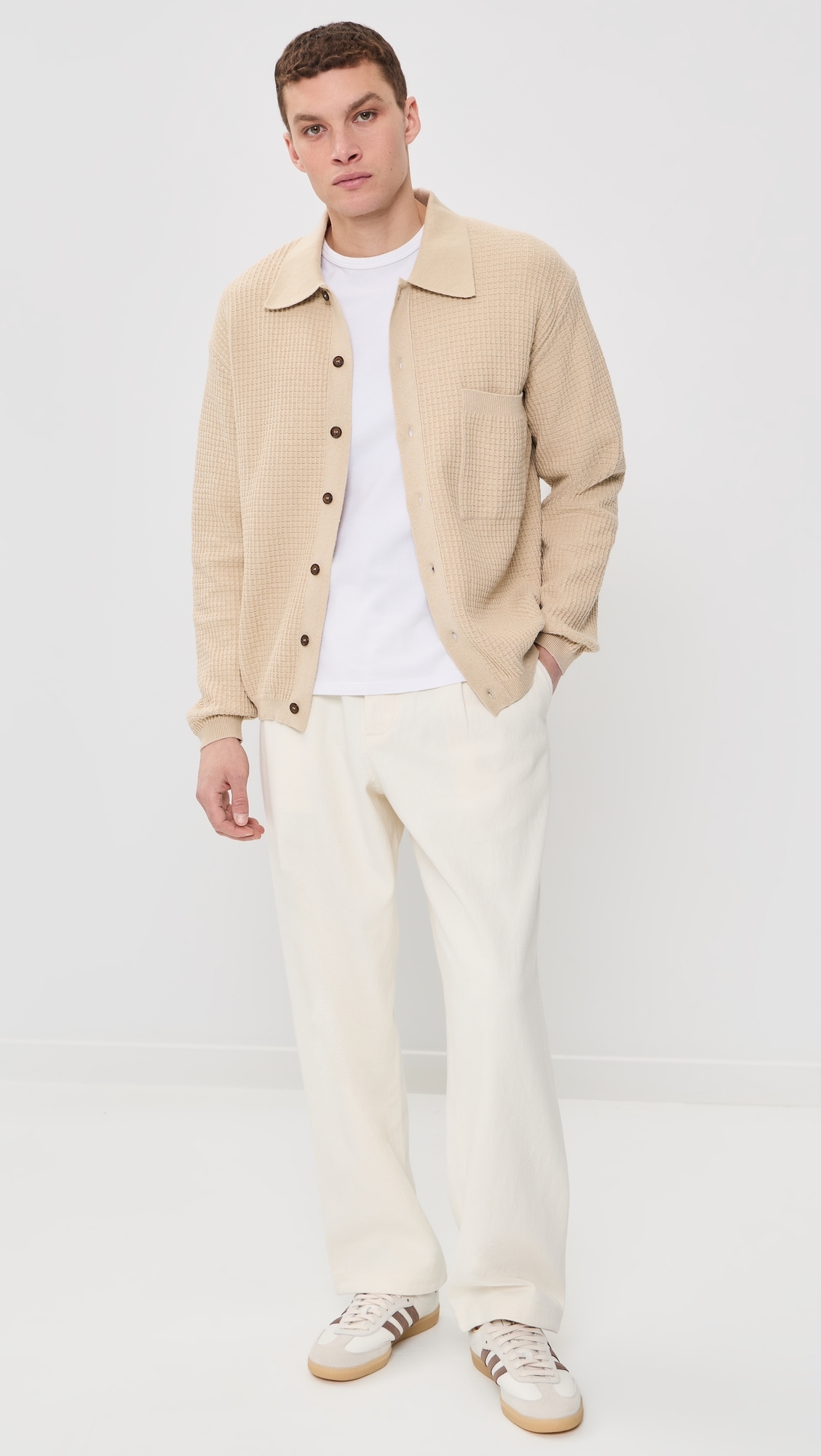 Cotton Knit Jacket