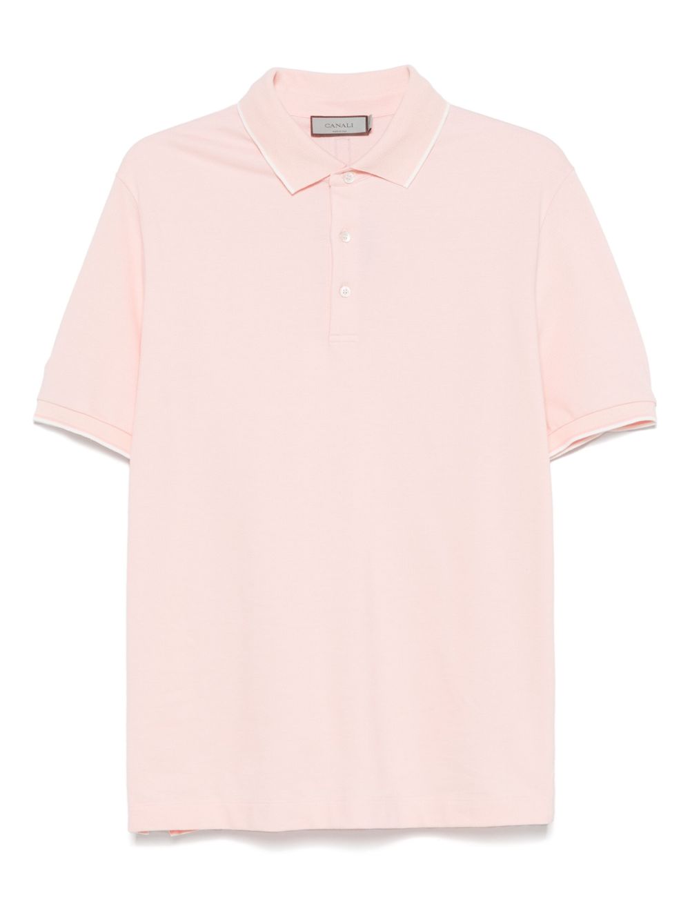 Canali piqué polo shirt - Pink